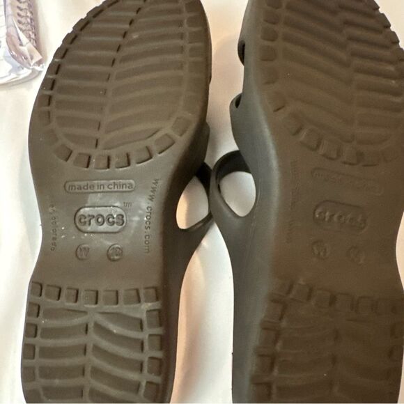 CROCS Women's Sandals in Pink and Brown - Picture 8 of 15